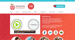 Desktop Screenshot of educationfoundationpbc.org